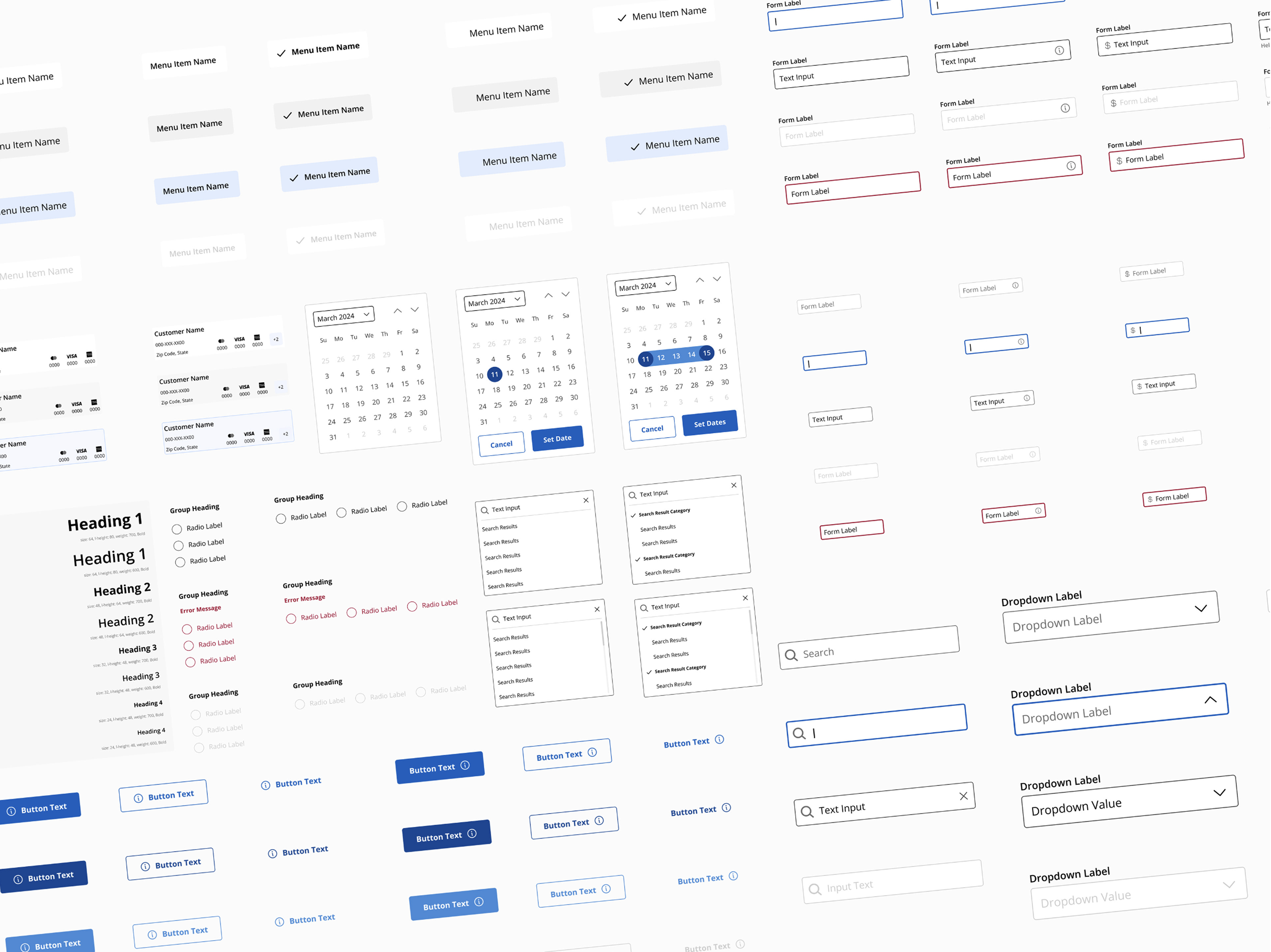 Credit One Bank Design System component library